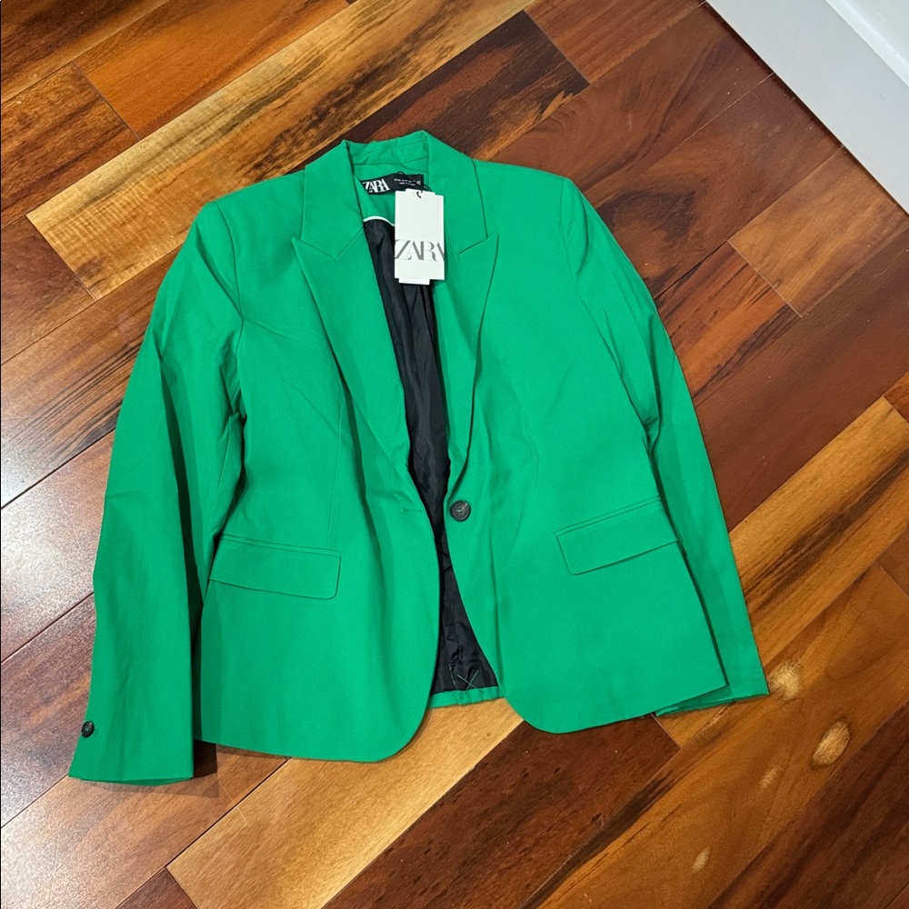 Zara Vibrant Green Jacket